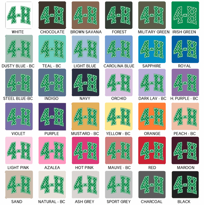 4-H Polka Dot– Hoodie
