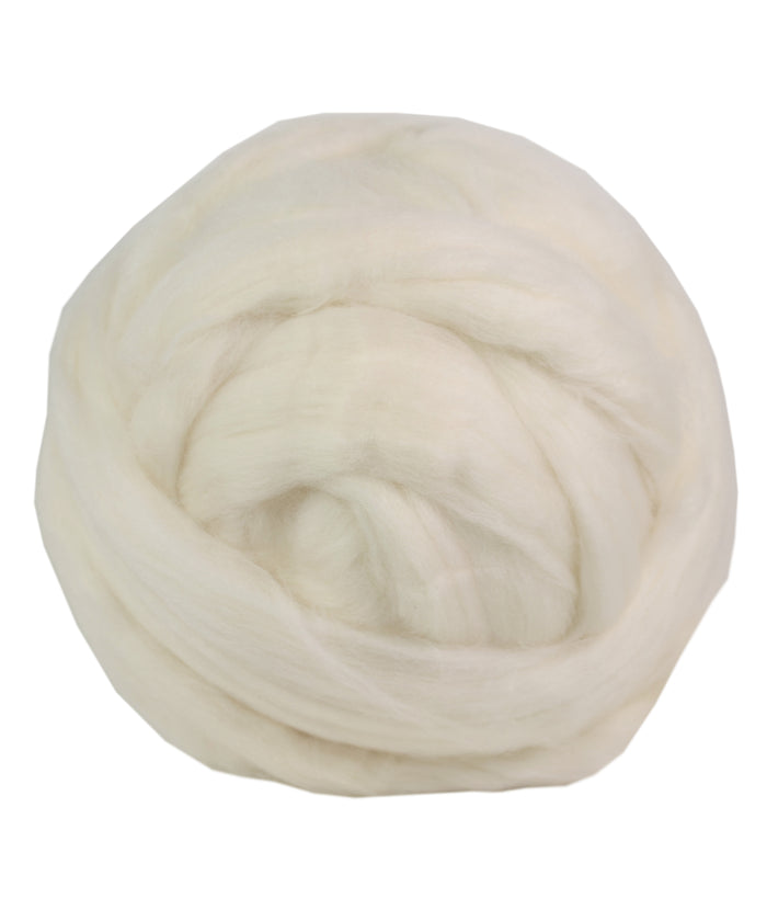 4 oz Cream Merino Superwash-Roving-Alpaca Direct-Alpaca Direct