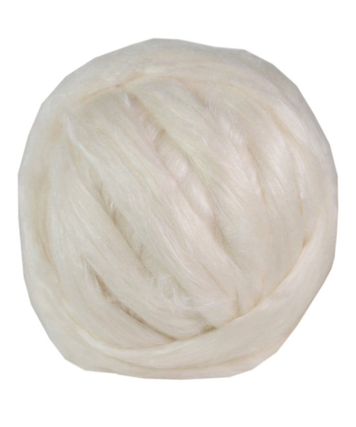 4 oz Polwarth/Tussah Top 60/40-Roving-Alpaca Direct-Per 4 oz.-Alpaca Direct