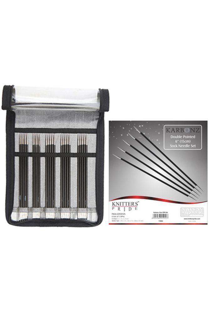 6 Inch Knitter's Pride Karbonz Double Pointed Sock Needle Set-Needles-Knitter's Pride-Alpaca Direct