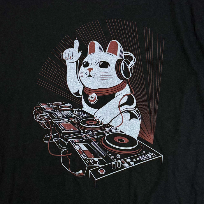 Adult Crew Neck - Lucky Mix Black Tee (S - 2XL) by STORY SPARK