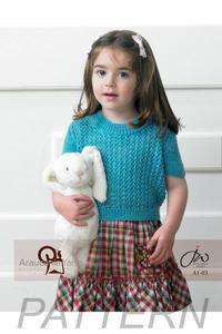 Araucania Yarns Huasco DK Child's Lacy Top-Patterns-Knitting Fever-Alpaca Direct
