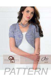 Araucania Yarns Huasco Short-sleeved Bolero PATTERN ONLY-Patterns-Knitting Fever-Alpaca Direct