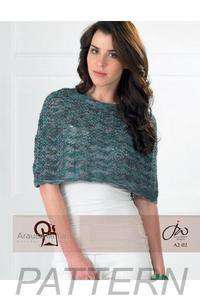 Araucania Yarns Ucayali Lace Poncho PATTERN ONLY-Patterns-Knitting Fever-Alpaca Direct