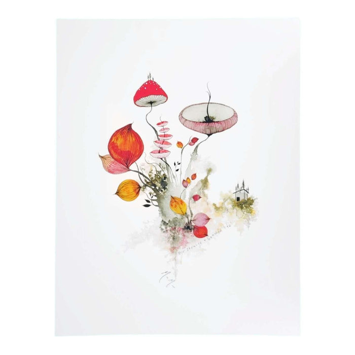 Art Print - 8.5 x11 Our Strange & Beautiful Life Art Print by Melissa Moss Art