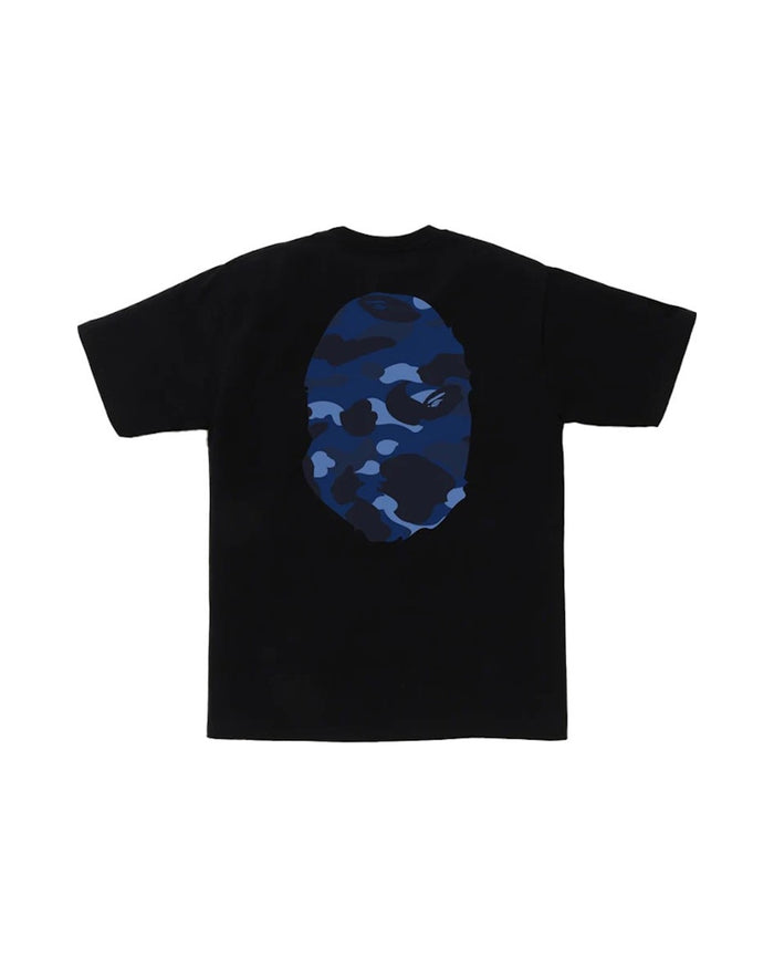 BAPE Color Camo Big Ape Head Tee Black/Navy