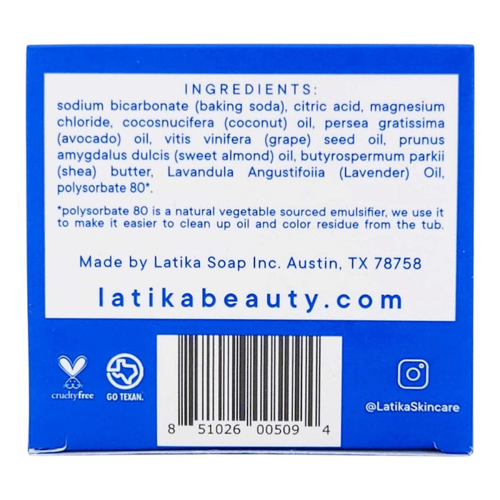 Bath Bomb - Magnesium (Lavender) by Latika Beauty