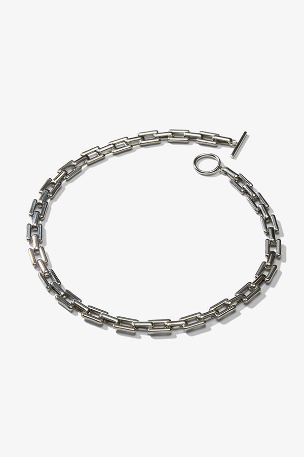 packshot image of the blige necklace in silver | Exclude | Grid | Still