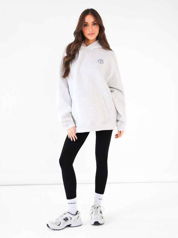 Briston Oversized Hoodie - Marl White