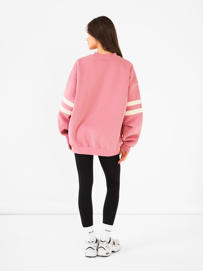 Briston Oversized Jumper - Warm Rose