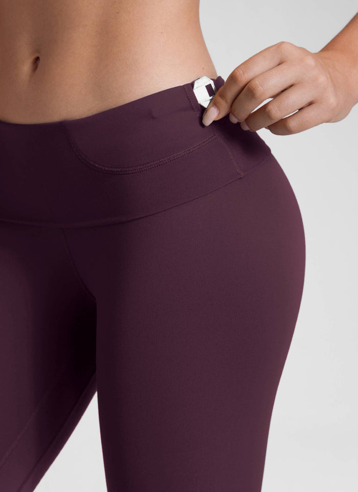 CRZ YOGA Women's Yoga Super High Waist Butterluxe Yoga Leggings 28'' Deep Purple