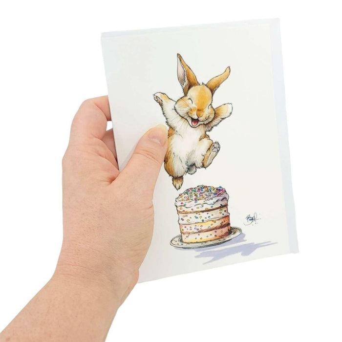 Card - Birthday - Bunny Hops (Leap Year) by Shawn Braley