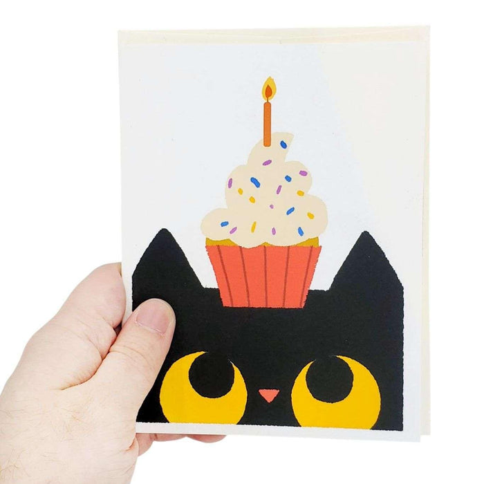 Card - Birthday - Cupcake Kitty by Kayan Pepper Co.