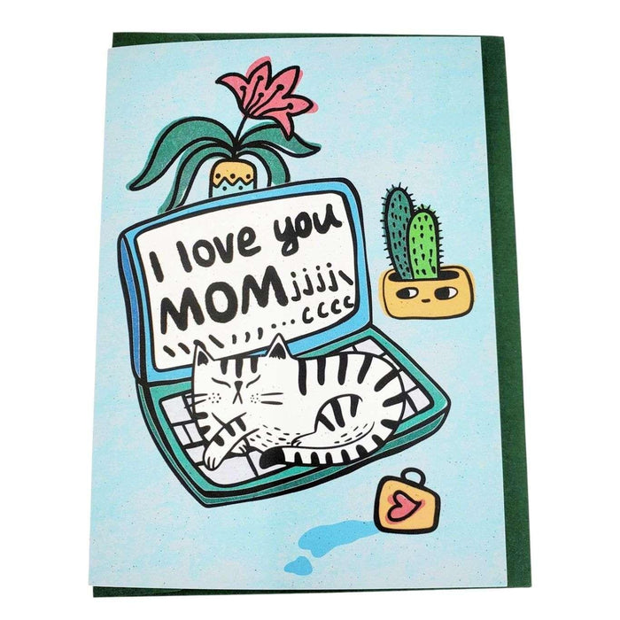 Card - Mother's Day - Keyboard Naptime by Shang Daili
