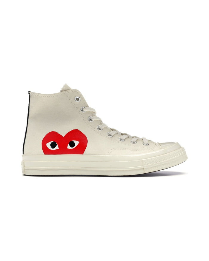 Converse Chuck Taylor All Star 70 Hi Comme des Garcons PLAY White