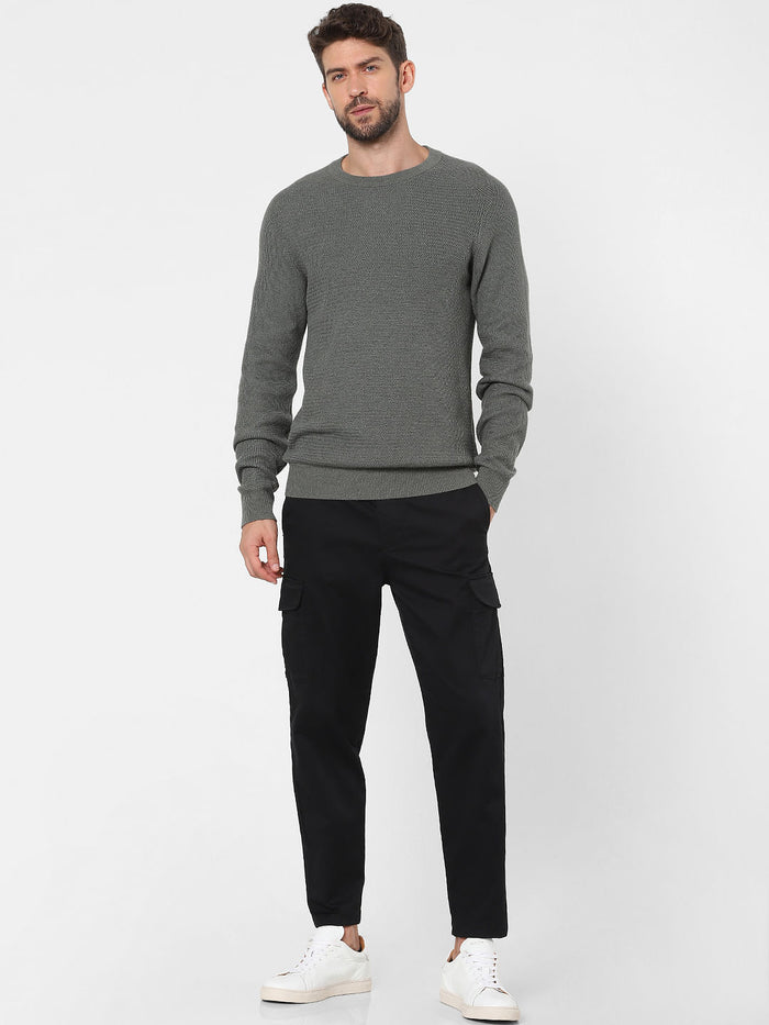 Dark Grey Organic Cotton Pullover