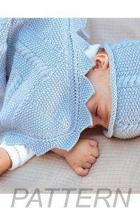 Debbie Bliss 11 Entrelac Blanket With Cable & Moss Stitch Hat PATTERN ONLY-Patterns-Debbie Bliss-Alpaca Direct