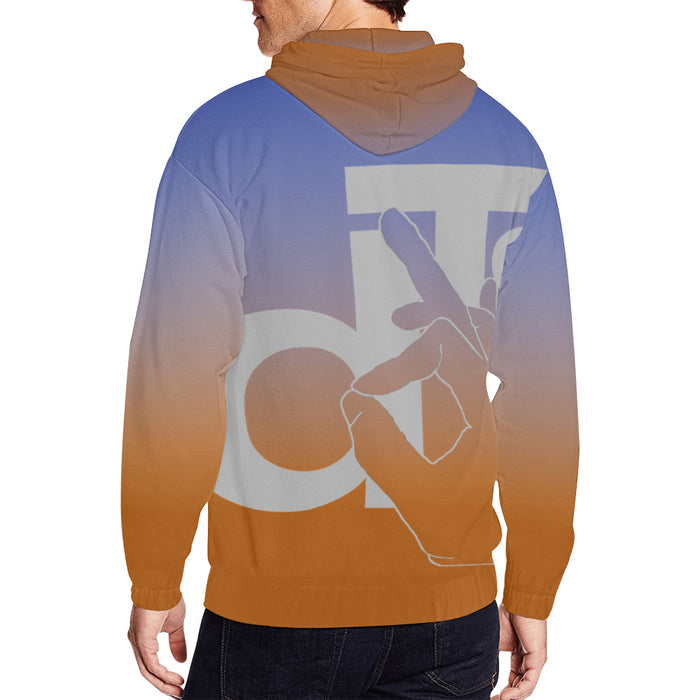Descendants of the Island Tenne blue fade Zip Hoodie
