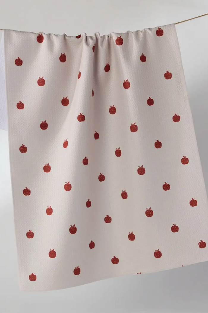 Dotty Apple Tea Towel, adeline boutique, dallas boutique, boutique