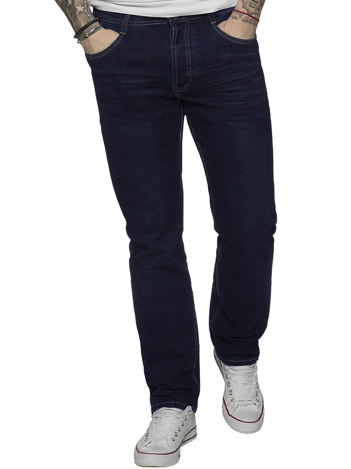 EM538 ETO | Mens Designer Tapered Fit Stretch Denim Jeans ETO RAWDENIM