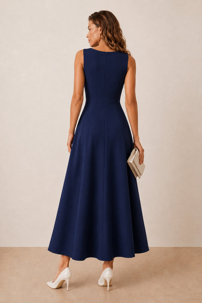 Fit and Flare Midi Dress