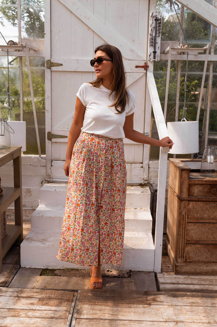 Floral Adaline skirt full length