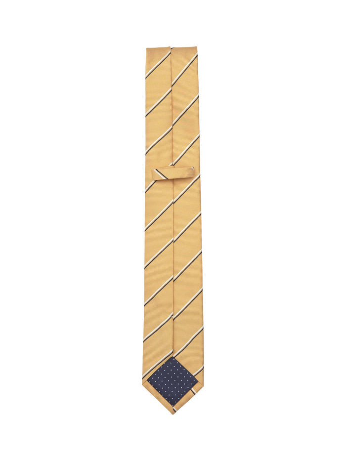 Golden Striped Tie