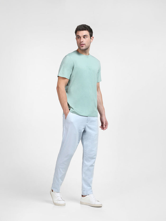 Green Organic Cotton Crew Neck T-Shirt