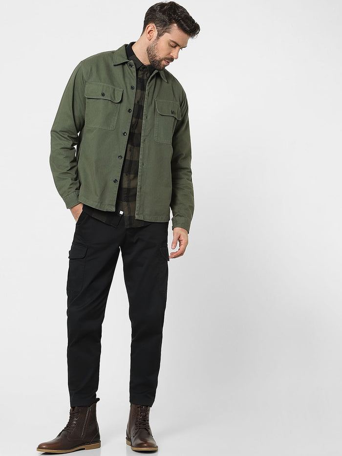 Green Organic Cotton Overshirt