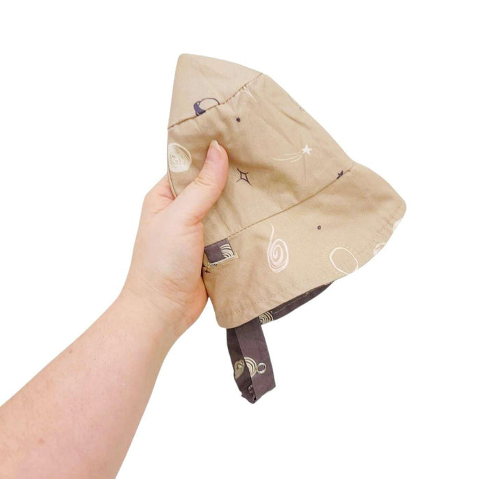 Hat - Reversible Bucket Hat (Celestial Moon) by Urban Baby Bonnets