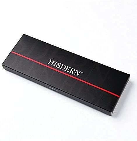 Men's Plaid Tie Handkerchief Set - B1-HOT PINK
