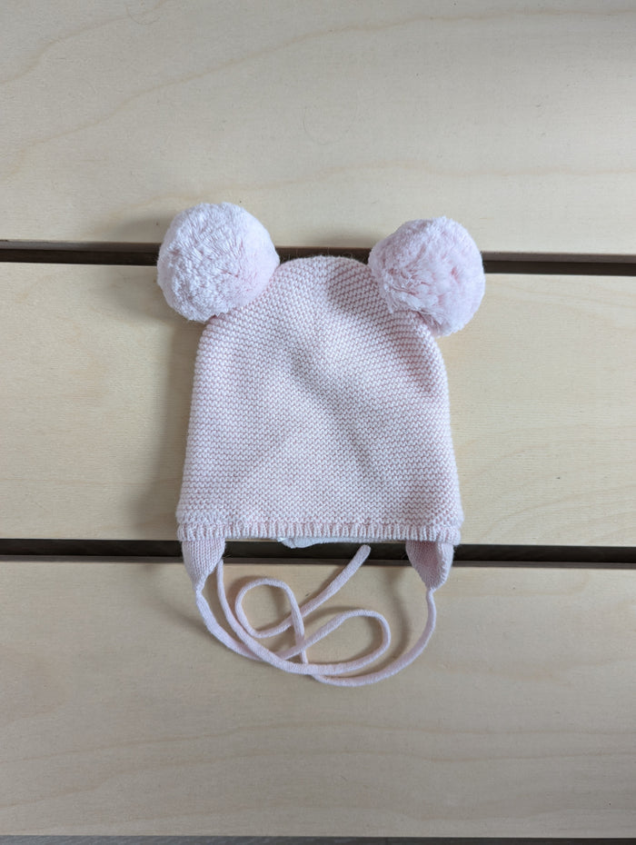 Jacadi Paris Knit Winter Hat with Double Pom Pom