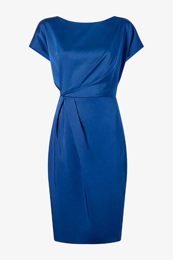 packshot image of the jillian dress in sapphire | Exclude | Still