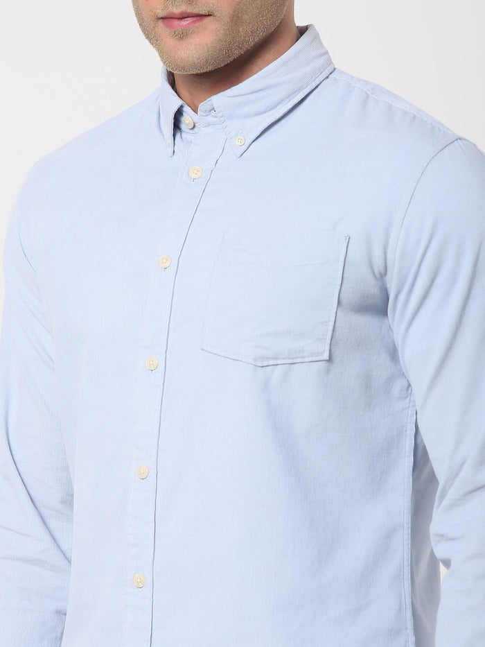 Light Blue Full Sleeves Shirt
