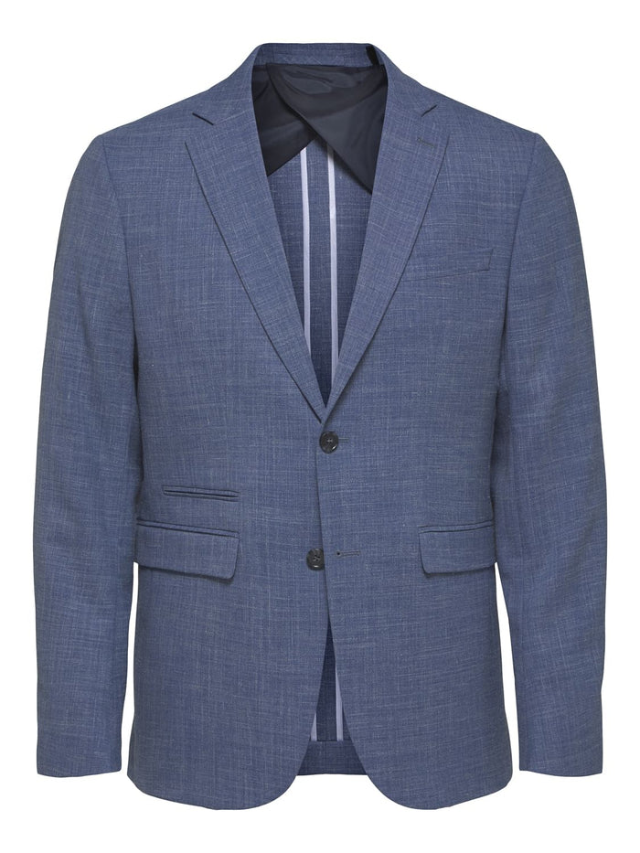 Light Blue Slim Fit Suit Blazer