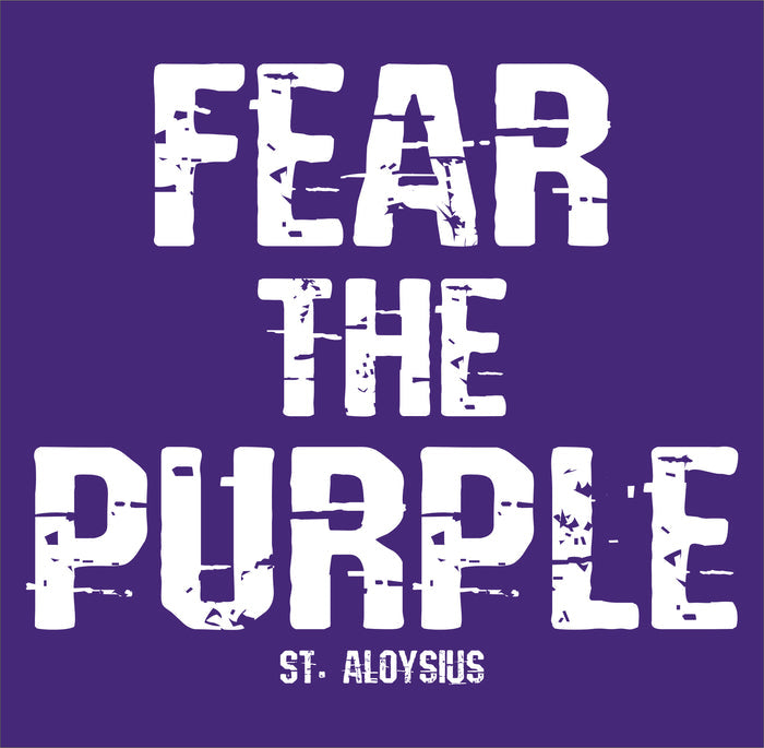 Long Sleeve Fear The Purple Tee #19