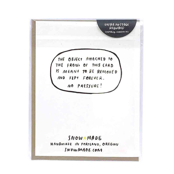 Magnet Card - Earth - A World of Thanks (Aqua Blue) by SnowMade