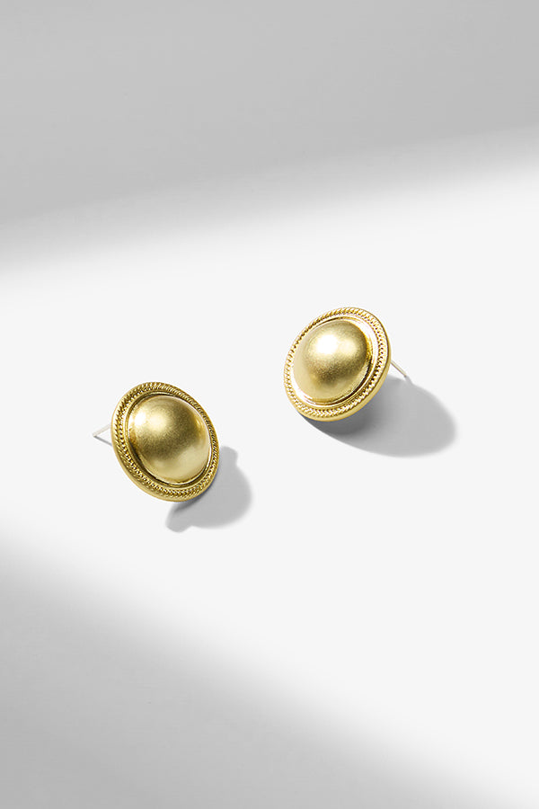 packshot image of the marcy earrings in gold | Exclude | Grid | Still
