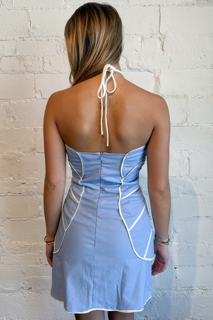 Marisol Halter Dress Back, adeline boutique, dallas boutique, boutique