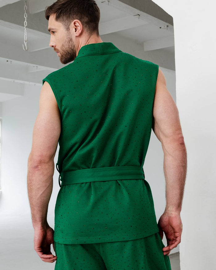 Marius Rhinestone Vest