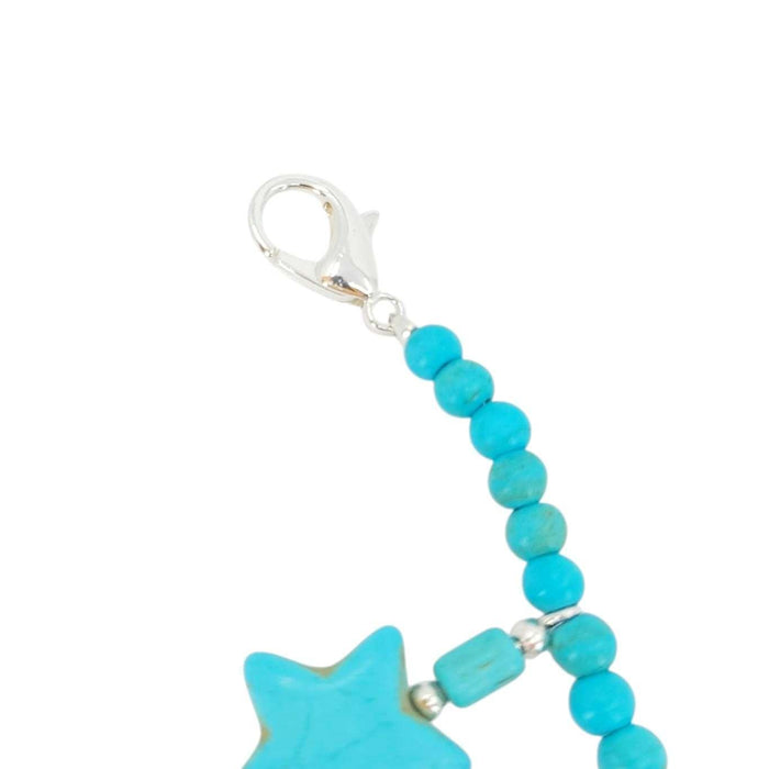 Mask Chain - Mixed Shape Drops Bead Chain (Turquoise Howlite) by Tiny Aloha