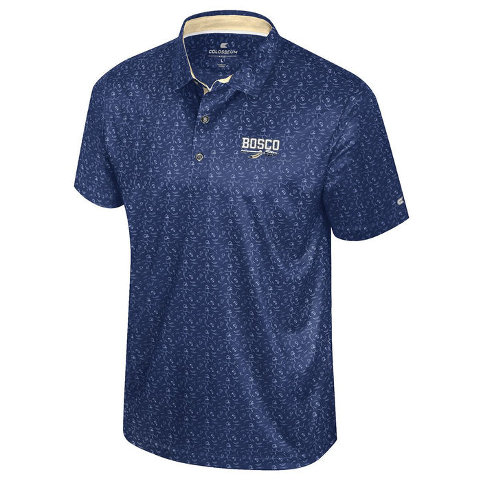 Men's Football Print Sublimated Team Polo