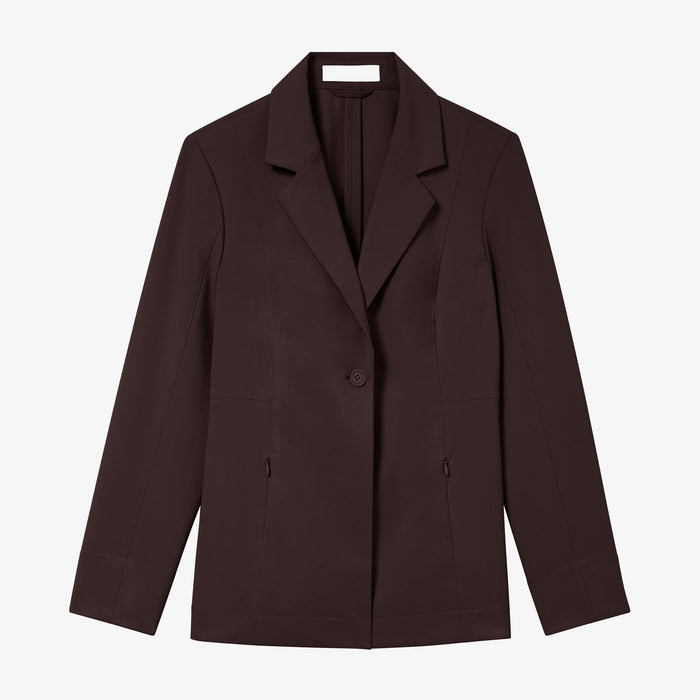 packshot image of the moreland jacket in wine