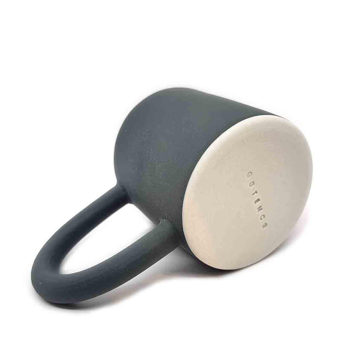 Mug - Dessau Mug in Matte Gray by Guten Co.