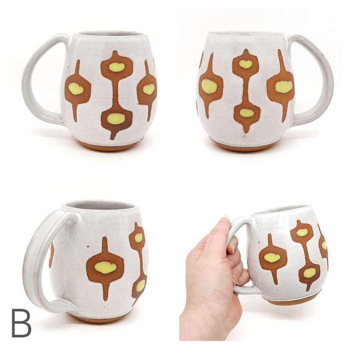 FSP12B $82 - White MidMod Mug B