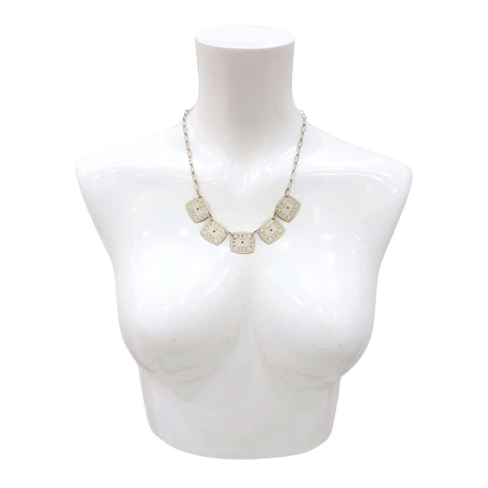 Necklace - Limited Time Large (Antiqued Silver) by Christine Stoll | Altered Relics