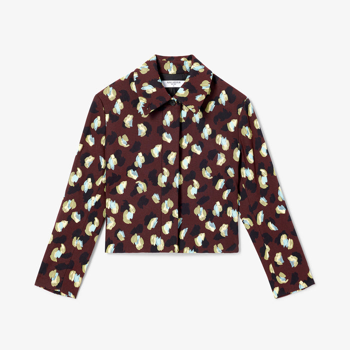 packshot image of the nicky jacket in bengal jacquard