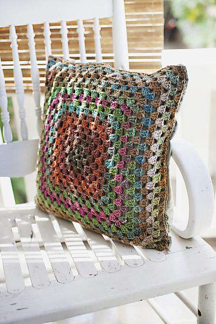 One Big Granny Square Throw & Afghan by Churchmouse Yarns and Teas-Patterns-Churchmouse Yarns-Alpaca Direct