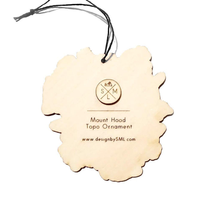 Ornament - Mt. Hood Topography by SML