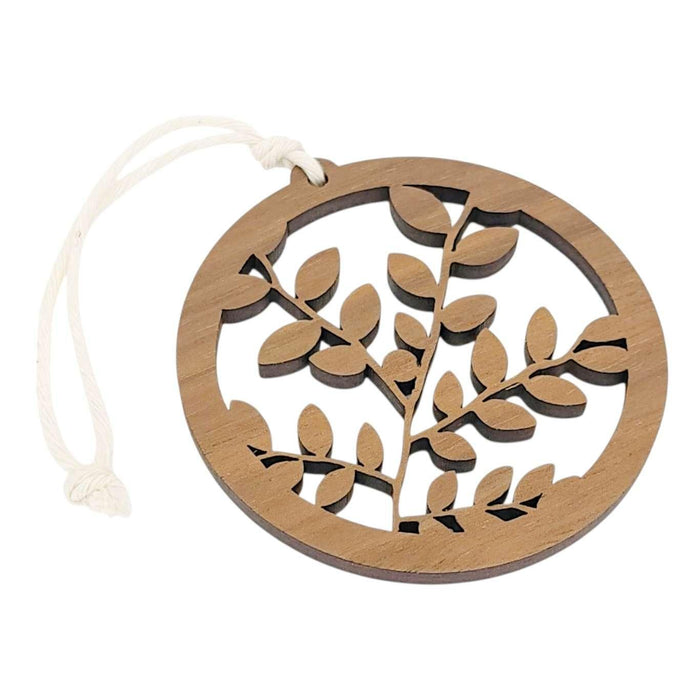 Ornament - Red Huckleberry (Walnut) by 6 by 6 Arts